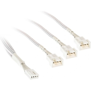 Kolink Кабел Kolink PWM 1-3 Сплитер, 350 мм, Оплетен, Бял - ZUAD-1632 (ZUAD-1632)
