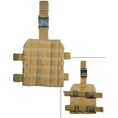 Mil-Tec Stehenní panel Molle Coyote