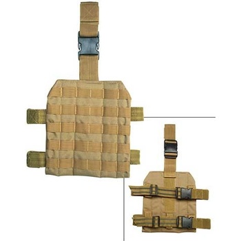 Mil-Tec Stehenní panel Molle Coyote