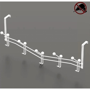 Tekno-Tel ЗАКАЧАЛКА ЗА ВРАТА tekno tel mg-086w , с 5 куки , бяло (2300150019)