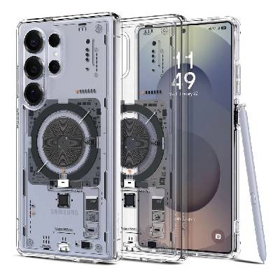 Хибриден кейс с висока степен на защита с MagSafe за Samsung Galaxy S25 Ultra (прозрачен) - Spigen Ultra Hybrid MagSafe Neo One Case (ACS08959)