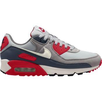 Image 1 of Nike Мъжки маратонки Nike Air Max 90 Trainers Mens - Grey/Red
