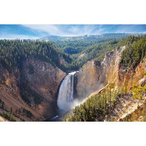 DIMEX ART Флизелинов фототапет водопад йелоустоун 375 x 250 см