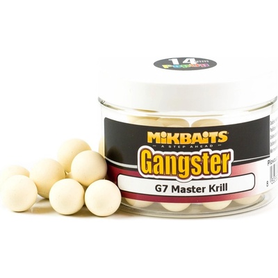 Mikbaits plovoucí boilies Gangster pop-up 150ml 18mm G7 Master Krill