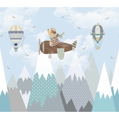 Decoprint CW6001-1 vliesová obrazová tapeta na zeď Cute Walls, rozměry 3,18 x 2,8 m