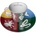 ABYstyle Комплект ABYSTYLE HARRY POTTER Mirror mug & plate set Sorted, Чаша, Подложка с емблеми (MMP005)