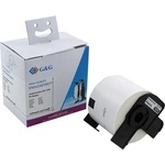 G&G ЛЕНТА ЗА ЕТИКЕТНИ ПРИНТЕРИ BROTHER ТИП QL - SHIPPING LABEL - 62 mm x 100 mm x 300 - DK11202 (DK-11202) - PN RL-BR-DK11202 - G&G (300BRADK11202GG)
