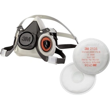3M polomaska 6100 s časticovými filtrami 2135