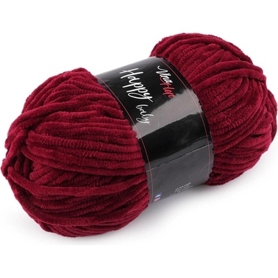 Pletací žinylková příze Happy Baby 100 g Varianta: 7 (41136) bordó sv., Balení: 1 ks 58132/148189/267631