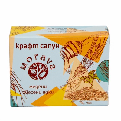 Morava MORAVA® Craft Soap Honey Oat Milk Сапун унисекс 100gr