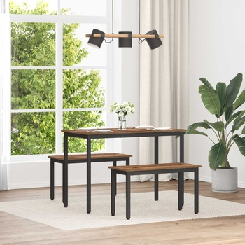 vidaXL Пейка Старо дърво 80 x 35 x 45 cm Инженерно дърво (892594)