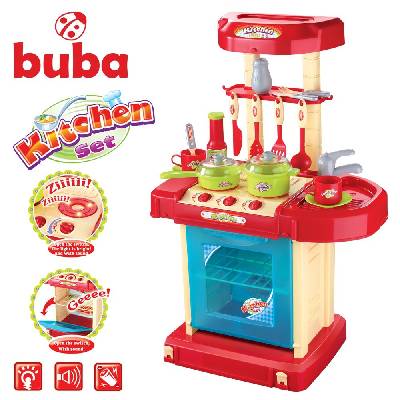 Детска кухня Buba My Kitchen 008-58A, Червена (008-58A)