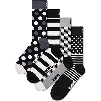 Happy socks Чорапи Happy socks Classic Black & Whites Gift Set Half long socks 4 pairs - Multicolor