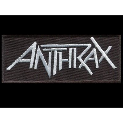 Nášivka ANTHRAX vyšívaná zažehlovací