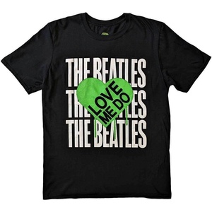 The Beatles Love Me Do Graffiti Heart Black M Риза (BEATTEE532MB02)