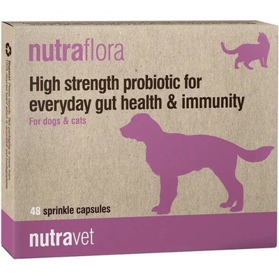 Nutravet Nutraflora For Dogs & Cats 48 kaps