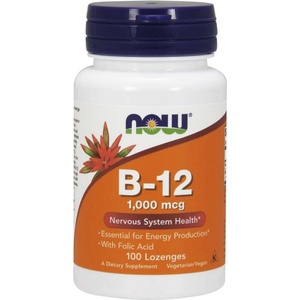 NOW Витамин B-12 1000 mcg 100 табл