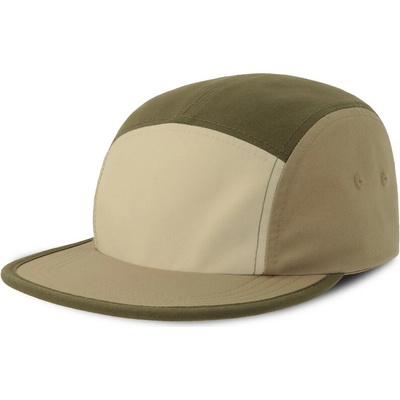 Atlantis Headwear K Darwin 5 panelová COT330300ara99 off white/o Bílá špinavá olivová khaki