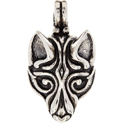 Drakkaria VLK FENRIR stříbrný přívěsek vikinský výtvarný styl P4229