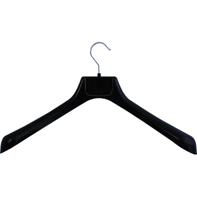 PETRAplast Šatní ramínko 50 cm hranaté s vtlačením černá – Zboží Dáma