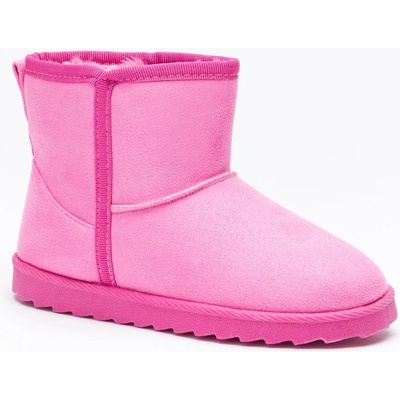 Be You Mini Me Fur Ankle Boot - Pink