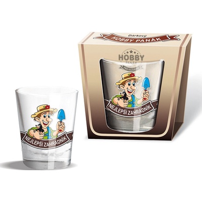 Nekupto Hobby Dárkový panák NEJLEPŠÍ ZAHRADNÍK 40 ml
