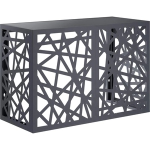 vidaXL Покритие за климатик Антрацит 90 x 40 x 60 см Стомана (8014152)