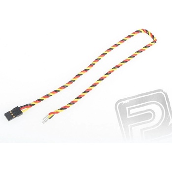 Hitec 5837 servokabelu 25cm JR krútený silný
