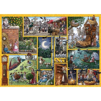 Gibsons - Puzzle Nursery Rhymes Through Time - 1 000 piese