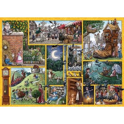 Gibsons - Puzzle Nursery Rhymes Through Time - 1 000 piese