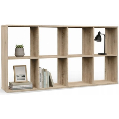 TP Living Regál MALAX 147 cm dub sonoma