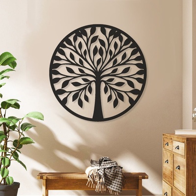 Decono Метална Декорация Дърво на Мъдростта