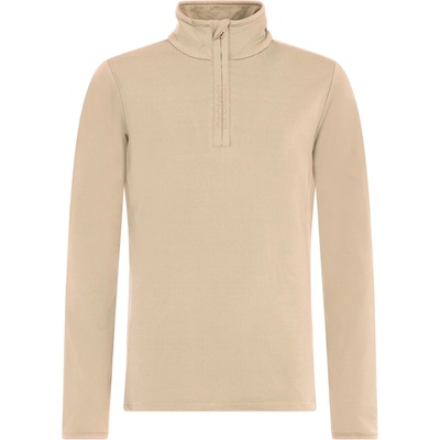 Protest Детски поларен пуловер Protest Kid's PRTRefabrizoy 1/4 Zip Active Top Fleece jumper - Bamboo Beige - размер 116 (EU) (704-5506-0112)