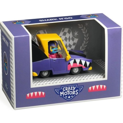 DJECO Детска играчка Djeco Crazy Motors - Количка акула (DJ05476)