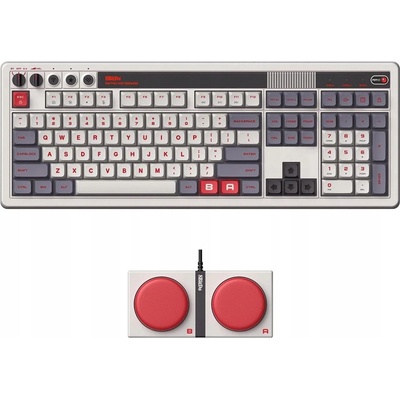 8BitDo Retro Mechanical Keyboard N Edition with Integrated Numpad + Dual Super Buttons - UK 6922621506652