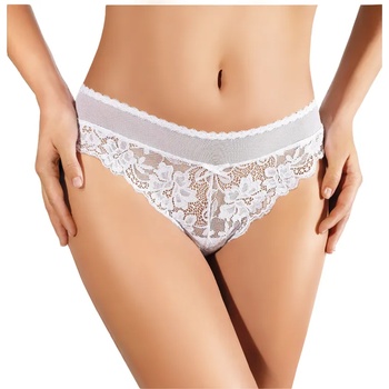 Image 1 of Ewana Дантелени бикини в бял цвятeh-6875-biaŁy - Бял, размер xl