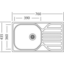 Set Sinks Compact 760 + Pronto