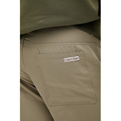 Къс панталон с лен Calvin Klein Jeans (J30J327303)