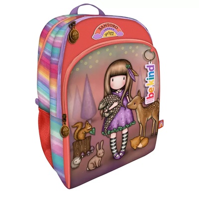 Santoro Класическа ученическа раница Santoro Gorjuss Be Kind To All Creatures