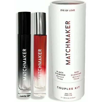 Matchmaker Pheromone Parfum Couples Kit Black & Red Diamond Attract Them 2 x 10 ml