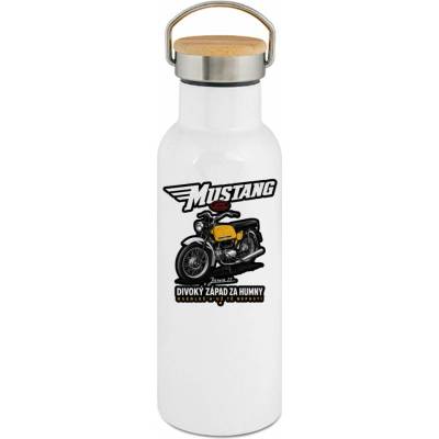 123TRIKO termoska JAWA Mustang Divoký západ za humny 500 ml