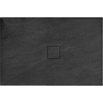 Rea Правоъгълно душ корито Rea Stone 90x120 черно (5902557319961)