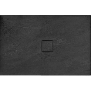 Rea Правоъгълно душ корито Rea Stone 90x120 черно (5902557319961)