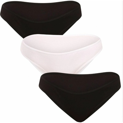 Nedeto Комплект от три дамски бикини в бяло и черно Nedeto Nedeto | Cheren | ЖЕНИ | S