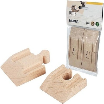 Babu vláčky Kolej rampa 4cm, 4ks