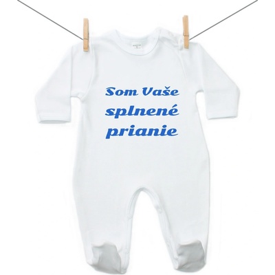 Overal Splnené prianie Modrá