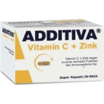 Additiva Vitamin C a zinek s postupným uvolňováním 80 kapslí