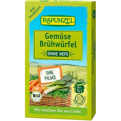 Rapunzel Vývar zeleninový bez droždí v kostce BIO 8 x 10 g