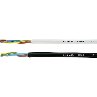 Helu H05VV-F 29462-500 el. kábel hadicový 4 G 1 mm², 500 m, čierna