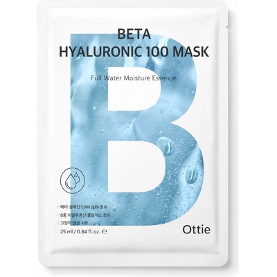OTTIE Хидратираща маска за лице с 5 вида хиалуронова киселина Ottie Beta Hyaluronic 100 Mask 25ml